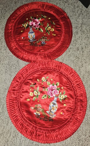 Vintage bai hua silk chinese - silk,