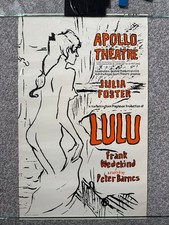 'Lulu' 1971 Apollo Theatre poster - Frank Wedekind/Julia Foster