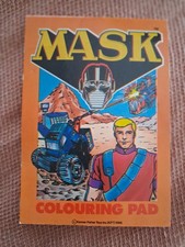 Rare Kenner Mask Colouring Pad