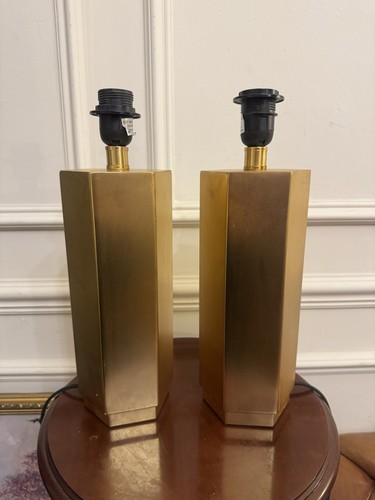 Pair zara home brass - of,