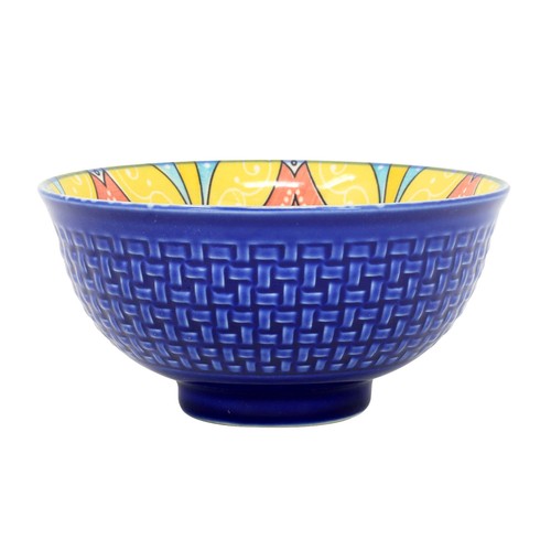 Dessert bowl stoneware blue - bowl,