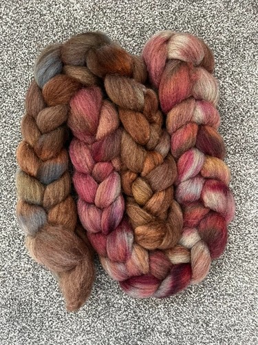 Hand dyed shetland - hand,
