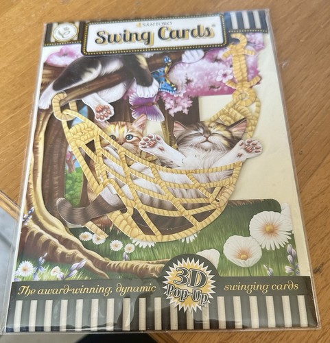 Santorini swing cards pop - cards,