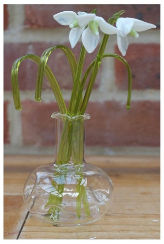 Gorgeous glass snowdrop flower - gorgeous,