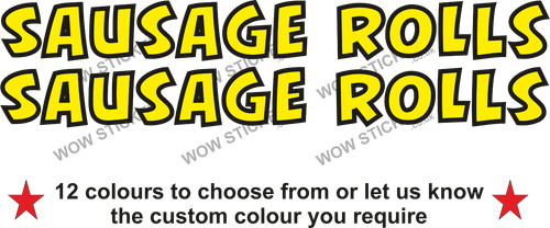 Sausage rolls stickers - sausage,