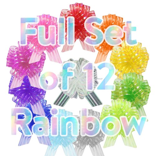 Set 30mm organza rainbow - of,
