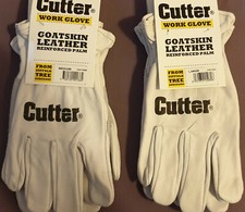 Cutter CW100 Work Gloves, Goatskin Leather, Everyday Outdoor Gloves, Gardening