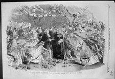 Antique Old Print Royal