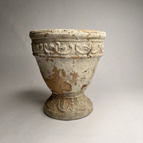 Vintage french terracotta urn - french,