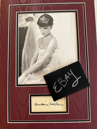 Audrey hepburn signed - audrey,