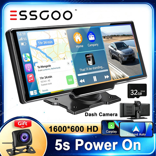 Touch dash cam car - 4k,