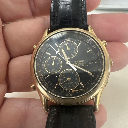 Seiko world timer - world, 38mm