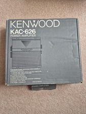 Kenwood KAC-626 2-Channel Car Amplifier – Tested & Working