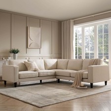 Dusk Soho Beige Linen Look