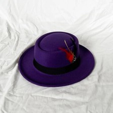 Mens Ladies Hat Fedora Wide