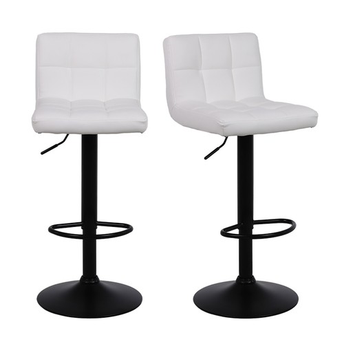 White bar stools breakfast - white,