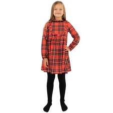Next Girls Dress Red Check