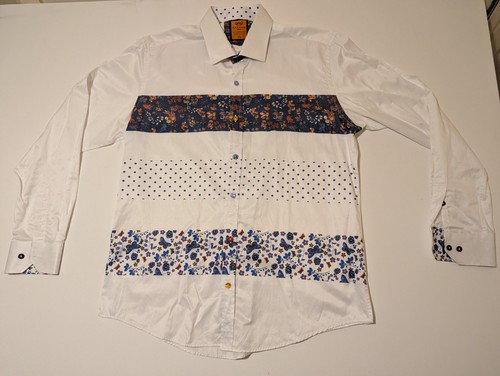 Makrom mens white floral - makrom,