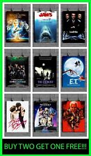 80'S MOVIES COLLECTION Movie Poster Buy 2 get 1 FREE Framed & Unframed