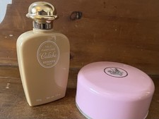 Hermes Caleche Talc Parfume / Elizabeth Arden Memoire Cherie Dust Powder Vintage