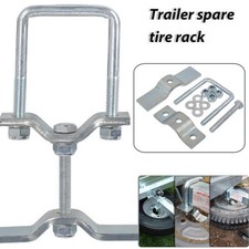Universal Spare Trailer Wheel Carrier Holder Bracket Caravan Motorhome 50-60mm