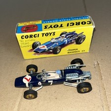 Corgi Toys 156 Cooper Maserati F1 Racing Car Blue, Vintage, Original Box