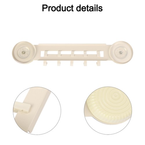Wall mounted suction - cup, hooks