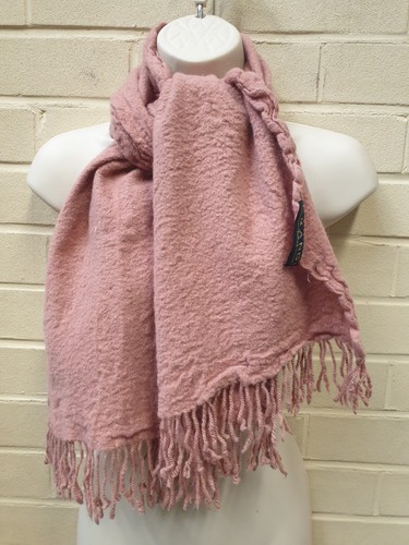 Frangi women pink wool scarf - frangi, women's
