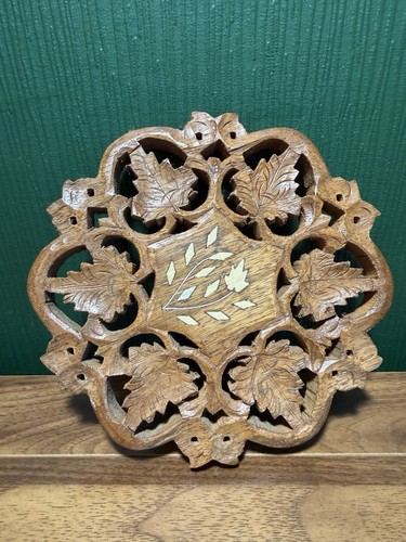 Vintage hand carved indian - vintage,