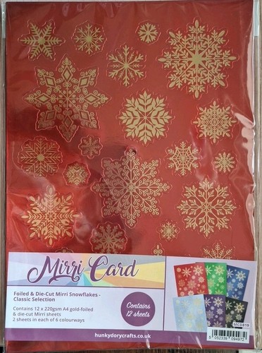 Hunkydory mirri card foiled - hunkydory,