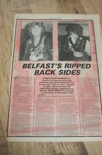 (-0-) STIFF LITTLE FINGERS ARTICLE ORIGINAL 30cm X 43cm PRESS ADVERT POSTER 