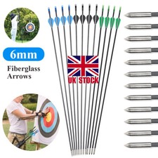 30" Archery Fiberglass Arrows