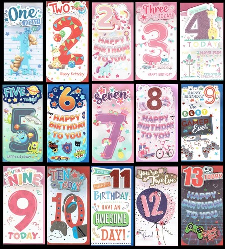 Birthday card age 13 - age, 1
