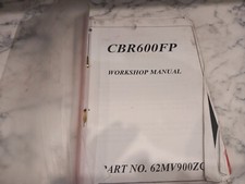 Honda CBR600FP workshop manual 1990