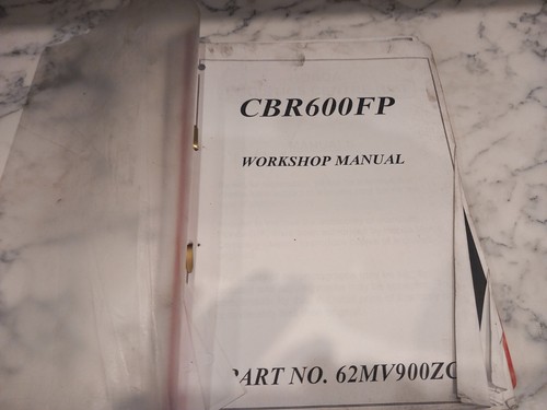 Honda cbr600fp workshop - workshop, manual