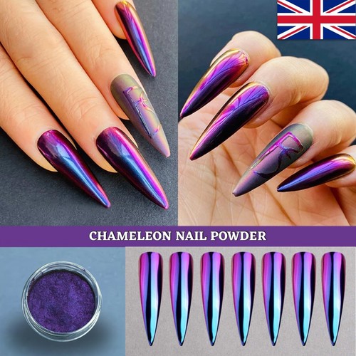 New chameleon nail art mirror - chameleon,