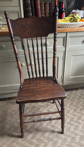 Antique victorian press - antique, press-back