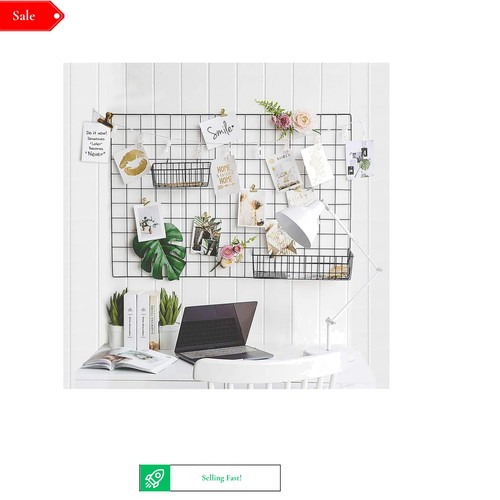 Pack metal wall grid panels - 2,