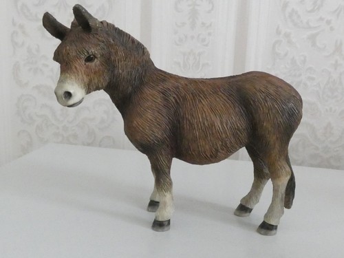 Brown donkey ornament - donkey,