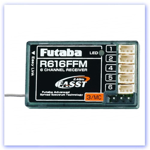 Futaba r616ffm channel micro - futaba,