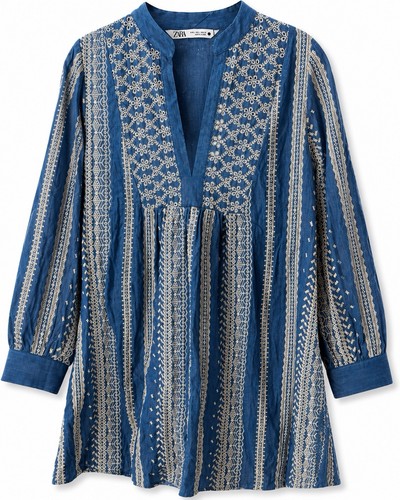 Zara chambray eyelet - zara,