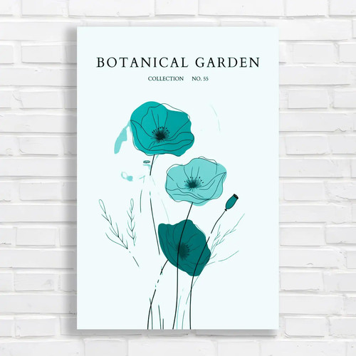 Vibrant botanical garden - botanical,