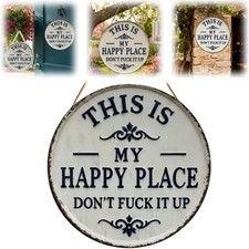 Funny Garden Metal Sign This