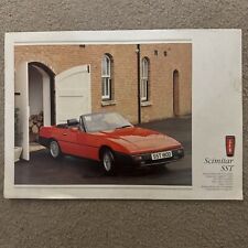 Reliant Scimitar SST 1990-92 UK Market Single Sheet Sales Brochure 1400 1800 Ti