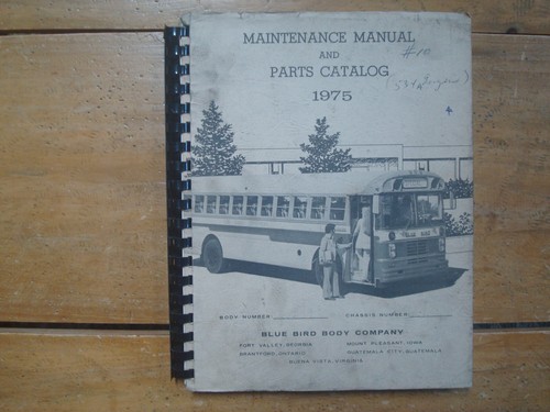 1975 blue bird - 1975, bus