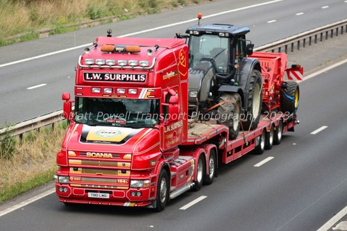 Truck photo 12x8 scania 164l - truck,
