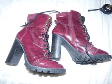LOVELY BURGUNDY GOTH STYLE