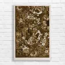 Vintage Floral Tapestry Sepia