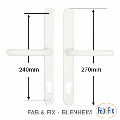 Upvc door handles white - upvc, 92pz