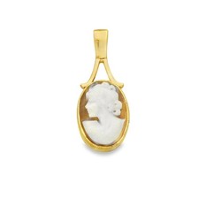 9ct Yellow Gold Oval Cameo